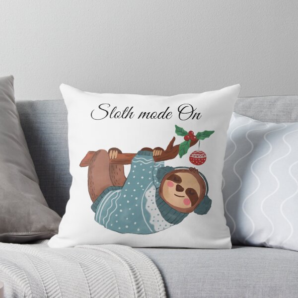 Item preview, Xmas Sloths  "Sloth mode ON " designed and sold by slimevil.