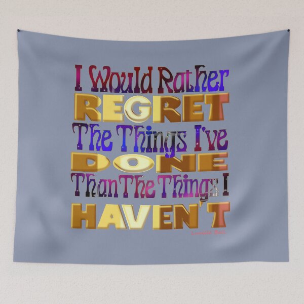 Item preview, Rather Regret designed and sold by Nezbitt.