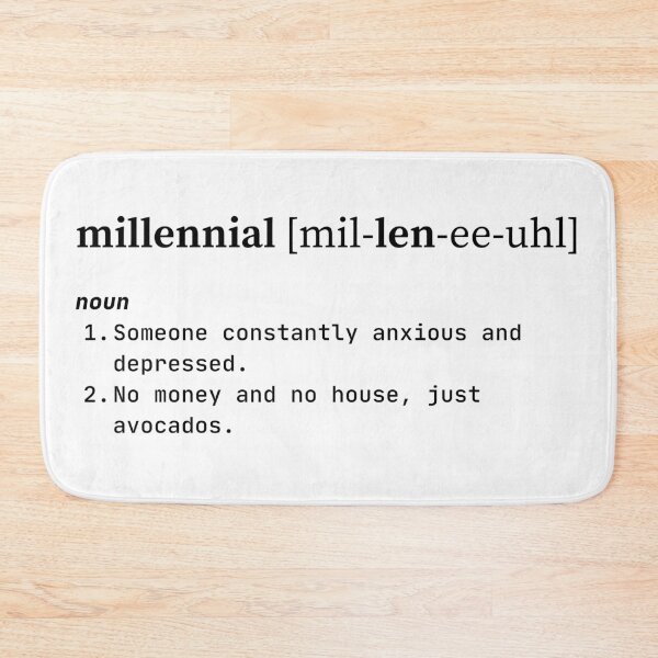 Item preview, Millenial definition designed and sold by iwaya-bazaar.