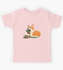 Christmas Corgi Kids Tee