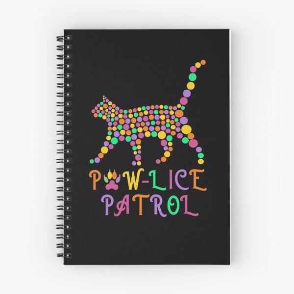 Item preview, Colored dot Prowling Paw-lice Patrol cat designed and sold by articlave.