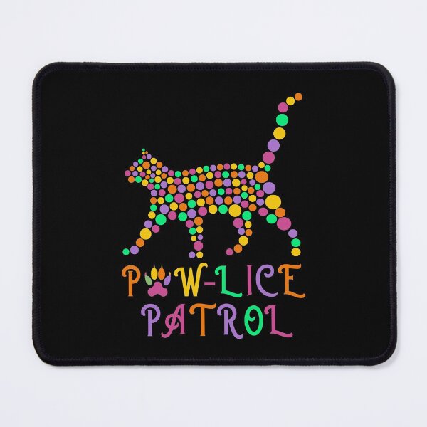Item preview, Colored dot Prowling Paw-lice Patrol cat designed and sold by articlave.