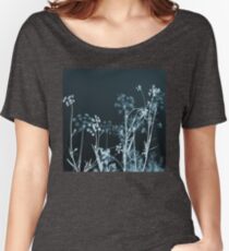 In the Still of the Night. Dark Floral Women's Relaxed Fit T-Shirt