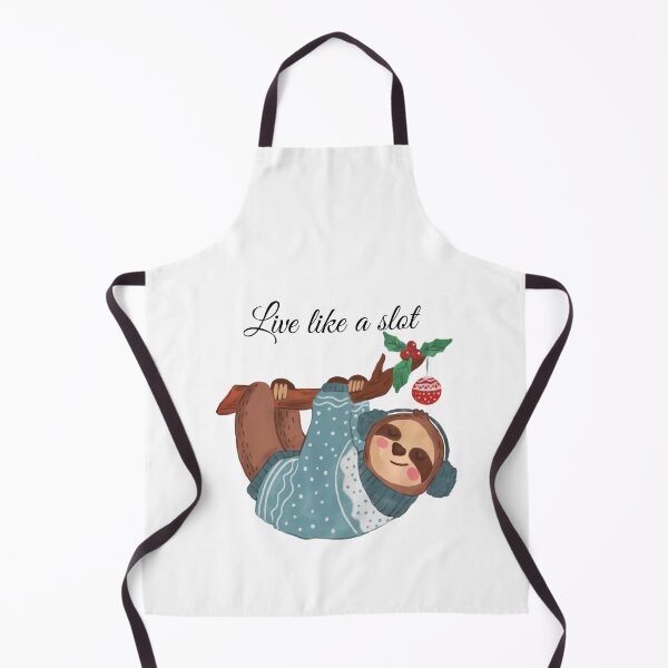 Item preview, Xmas Sloths "Live like a slot " designed and sold by slimevil.