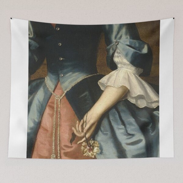 Item preview, Woman Holding Flower Renaissance Painting  designed and sold by Bellathewilde.