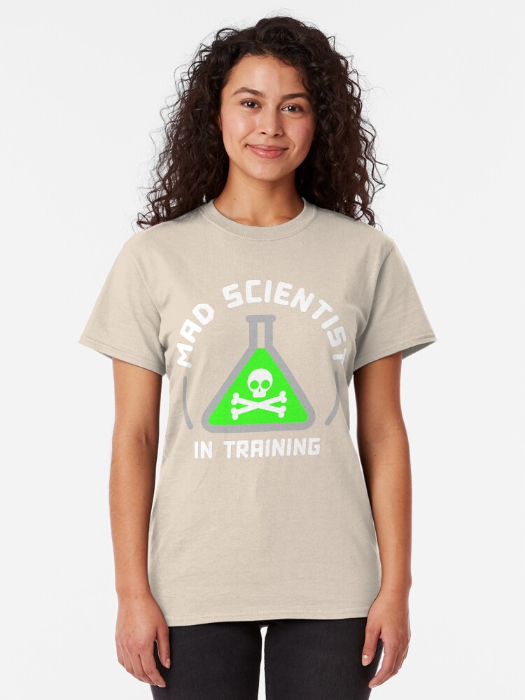 Alternate view of Mad Scientist in Training Classic T-Shirt
