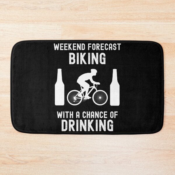 Item preview, Weekend Forecast Biking With A Chance Of Drinking designed and sold by liftdesign.