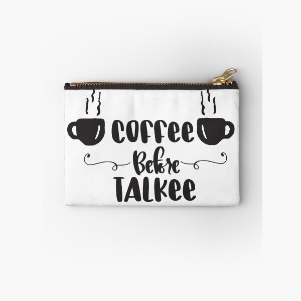 Item preview, Coffee before talkee typographic - funny coffee day designed and sold by Designs Of all kinds.