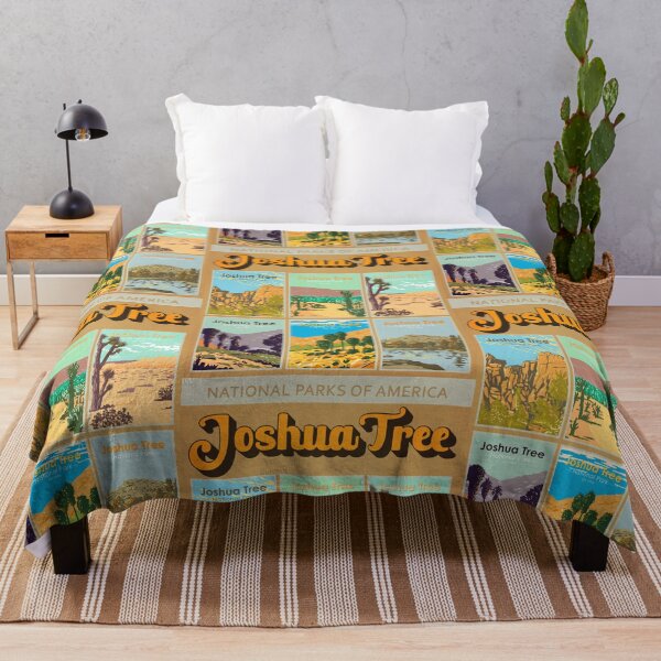 Item preview, Joshua Tree National Park California Landmark Collage designed and sold by KrisSidDesigns.