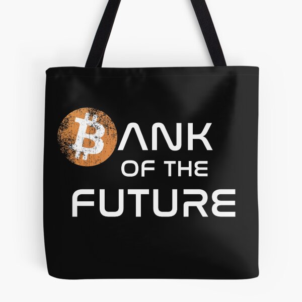 Item preview, Bitcoin Bank Of The Future Crypto Design designed and sold by Funny-Tees4U.