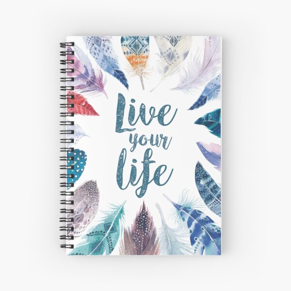 Item preview, Feathers, Live your life designed and sold by weloveboho.