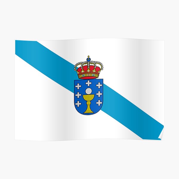 Bandera de galicia Póster