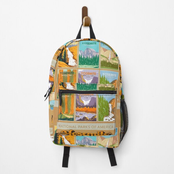Item preview, Yosemite National Park California Landmark Collage designed and sold by KrisSidDesigns.