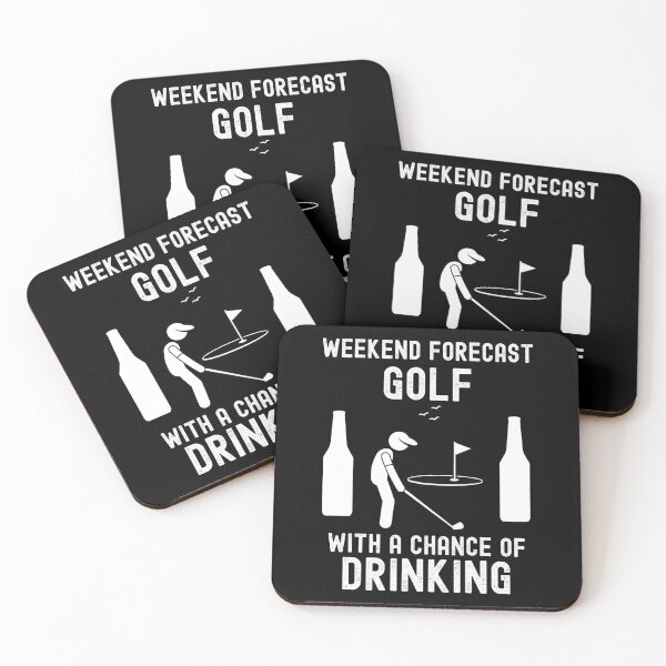 Item preview,  Weekend Forecast Golf With A Chance Of Drinking designed and sold by liftdesign.