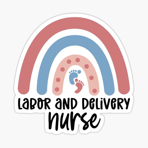 Item preview, Labor and delivery nurse Rainbow | L and D Nurse | Gifts for Labor+Delivery nurse designed and sold by Violet Treasures.