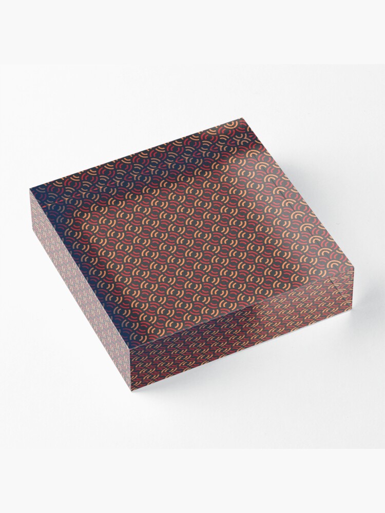 Alternate view of Volcano Floor - Pattern Monster Acrylic Block