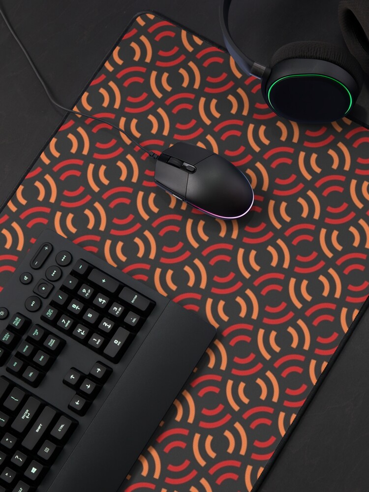 Alternate view of Volcano Floor - Pattern Monster Mouse Pad