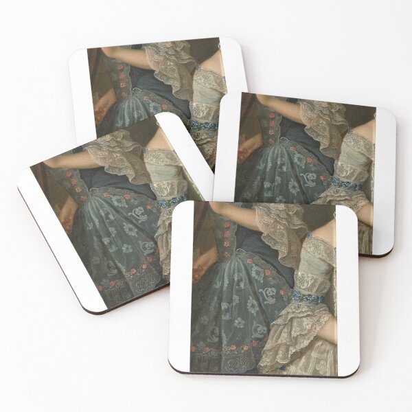 Item preview, Two Women Wearing Lace Renaissance Painting  designed and sold by Bellathewilde.