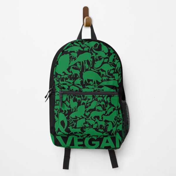 Item preview, Vegan On The Mind - Animal Lovers Green Artistic Print designed and sold by Vegginitup.