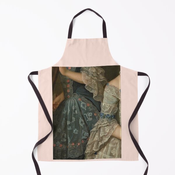 Item preview, Two Women Wearing Lace Renaissance Painting designed and sold by Bellathewilde.