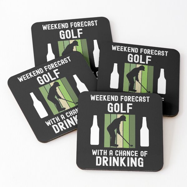 Item preview,  Weekend Forecast Golf  With A Chance Of Drinking designed and sold by liftdesign.
