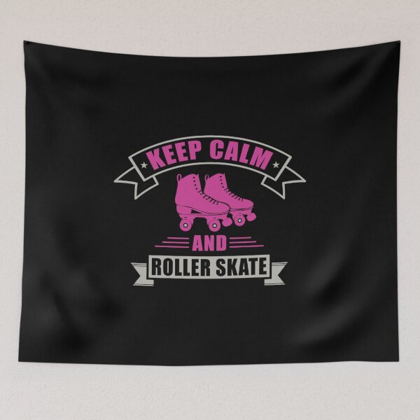 Item preview, Keep calm and rollerskate designed and sold by pnkpopcorn.