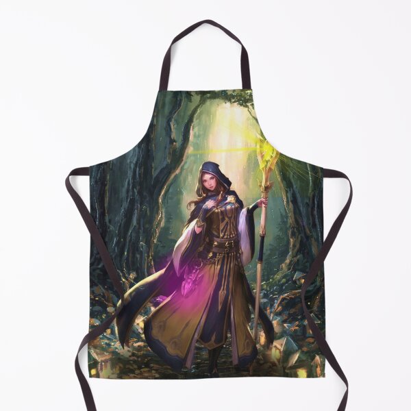 Item preview, Sorceress in the green fantasy forest designed and sold by brendanre.