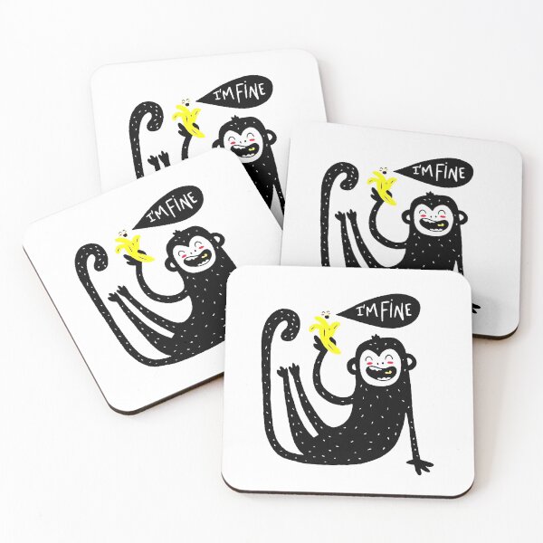 Item preview, Cute monkey - men's funny designed and sold by villainmaz.
