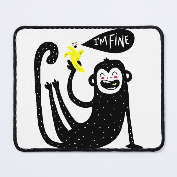 Item preview, Cute monkey - men's funny designed and sold by villainmaz.