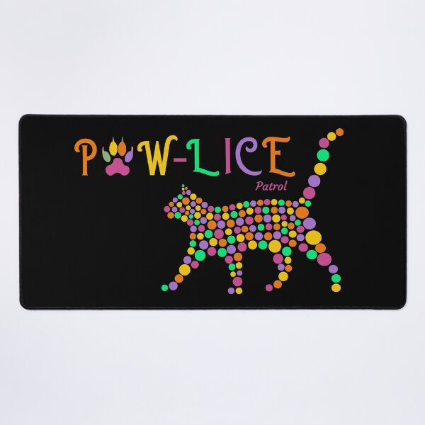 Item preview, Colored dot Prowling Paw-lice Patrol cat designed and sold by articlave.