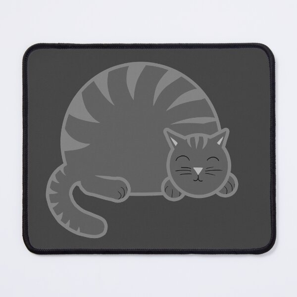 Item preview, Sleeping Chubby Kitty - Grey designed and sold by KristalStittle.