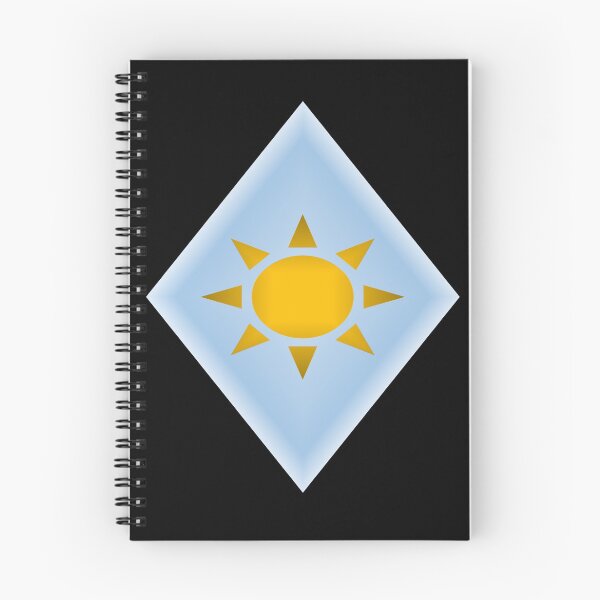 Item preview, Gradient Sun Diamond-Light Blue on Black designed and sold by HighCountry2021.
