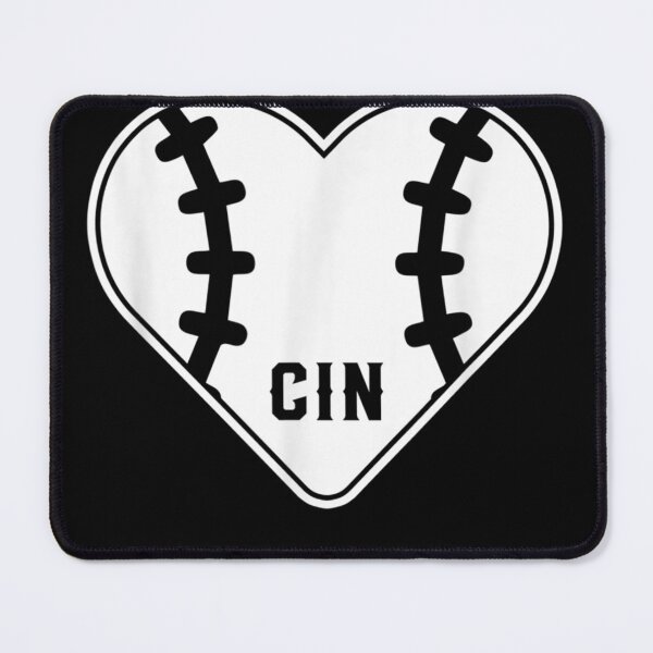 Item preview, Cincinnati Baseball Heart and Stitches Icon designed and sold by MiloszshiZse.