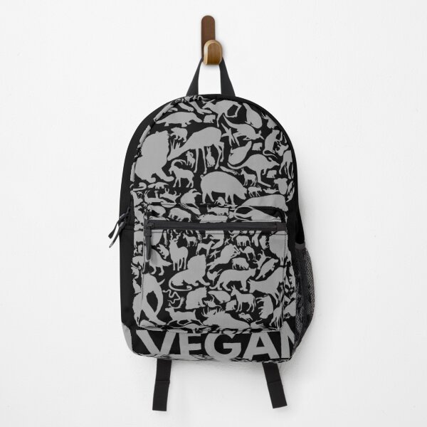 Item preview, Vegan On The Mind - Animal Lovers Grey Artistic Print designed and sold by Vegginitup.