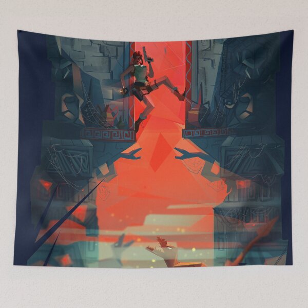Item preview, Tomb of Qualopec - Tomb Raider 25th Anniversary Fanart - Art by Eliott Sontot designed and sold by Eliott Sontot.