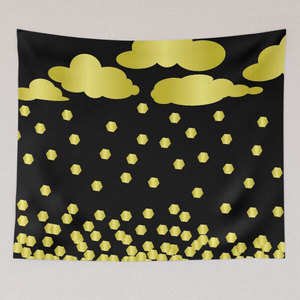Item preview, Golden Rain Art designed and sold by Sahar Shahzad Khokhar.