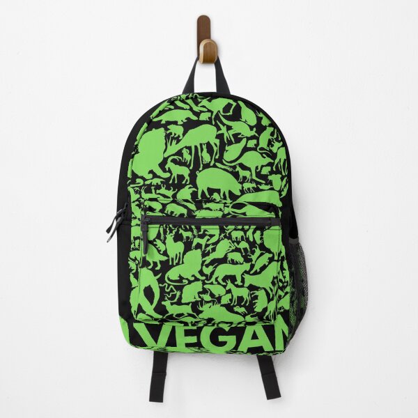 Item preview, Vegan On The Mind - Animal Lovers Bright Green Artistic Print designed and sold by Vegginitup.