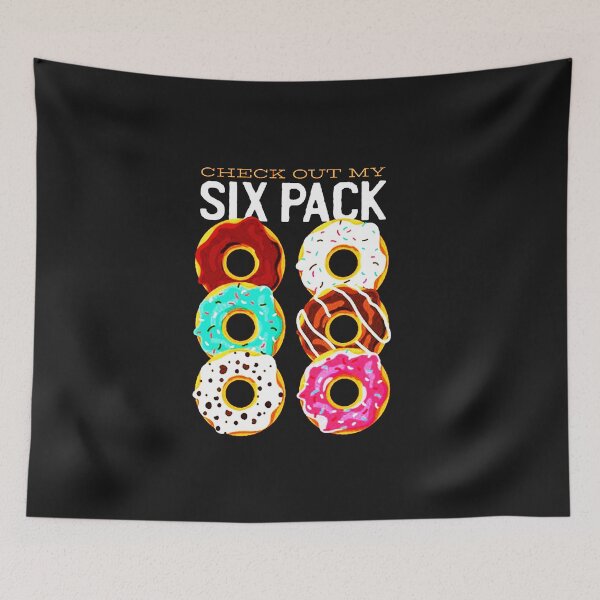 Item preview, Donut six pack - men's funny designed and sold by villainmaz.