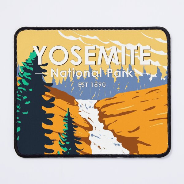 Item preview, Yosemite National Park Chilnualna Falls California Vintage designed and sold by KrisSidDesigns.