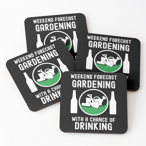 Item preview,  Weekend Forecast Gardening With A Chance Of Drinking designed and sold by liftdesign.