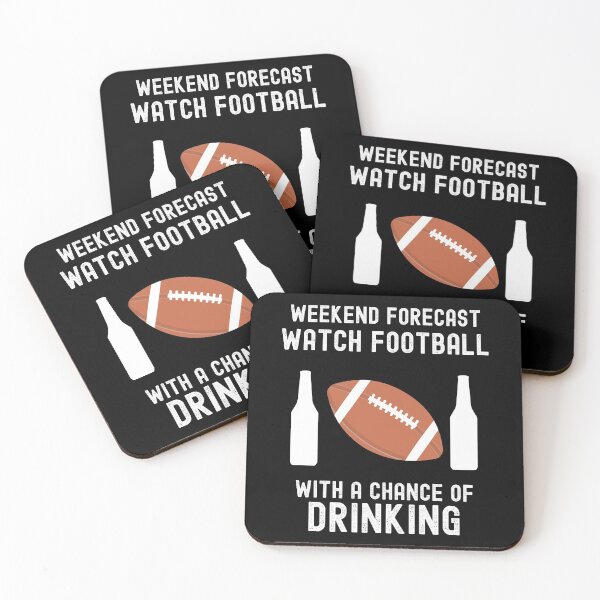 Item preview,  Weekend Forecast FootballWith A Chance Of Drinking designed and sold by liftdesign.