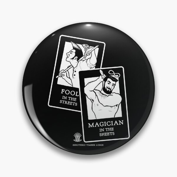 Item preview, Fool in the streets, Magician in the sheets - black designed and sold by esoterictimber.