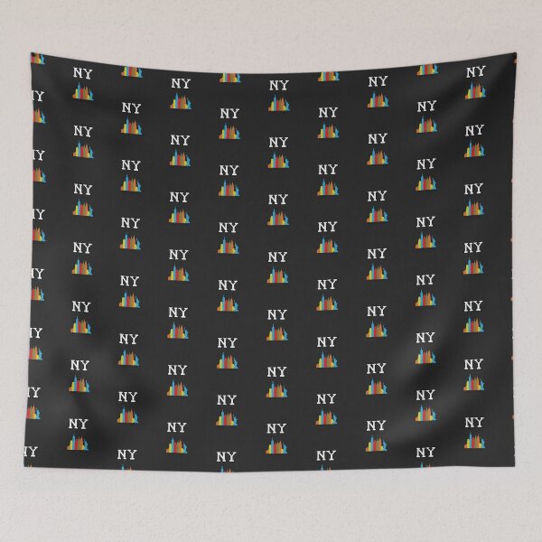 Item preview, NY WITH COLORFUL SKYLINE designed and sold by DoloresAlaire.