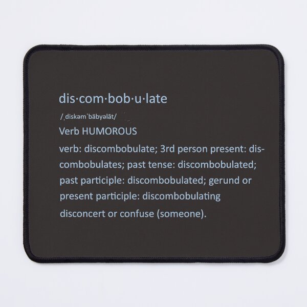 Item preview, Discombobulate Definition Light Blue Letters designed and sold by AliCatOriginals.
