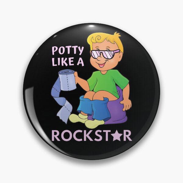 Item preview, Potty Like A Rockstar designed and sold by Caregiverology.