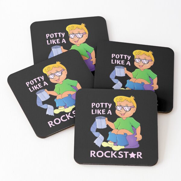 Item preview, Potty Like A Rockstar designed and sold by Caregiverology.