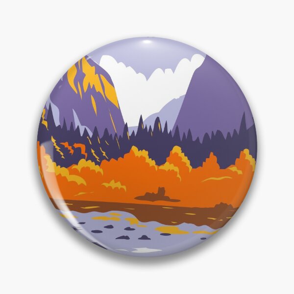 Item preview, Yosemite National Park El Capitan In Autumn California Vintage designed and sold by KrisSidDesigns.