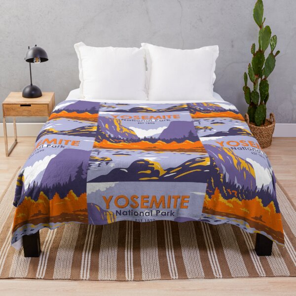 Item preview, Yosemite National Park El Capitan In Autumn California Vintage designed and sold by KrisSidDesigns.