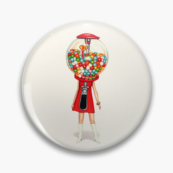 Item preview, Gumball Machine Girl designed and sold by Kelly  Gilleran.