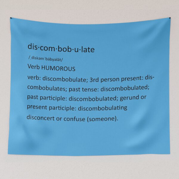 Item preview, Discombobulate Definition Black Letters designed and sold by AliCatOriginals.